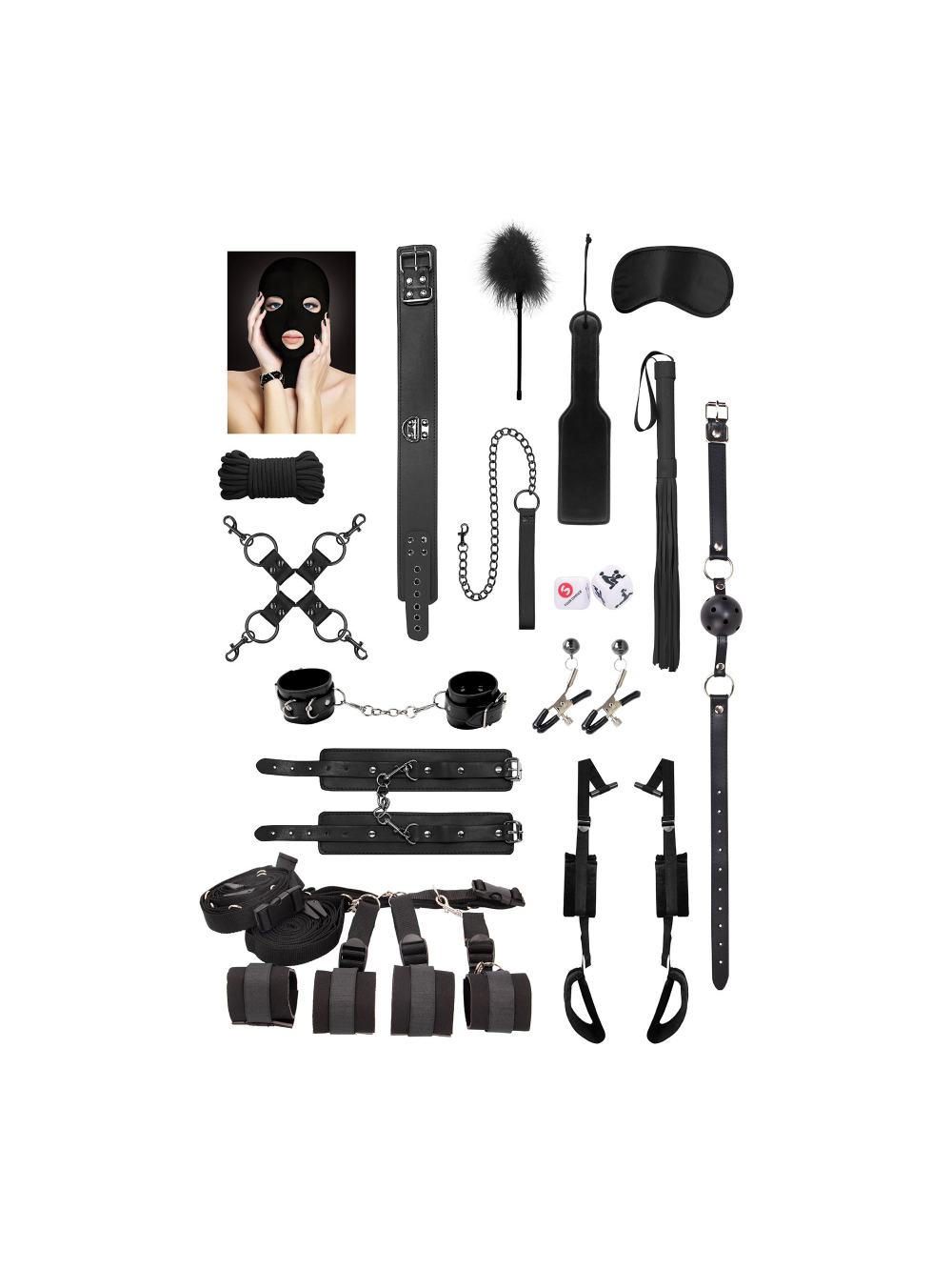 Kit Bondage Avancé 15 Pièces main product photo