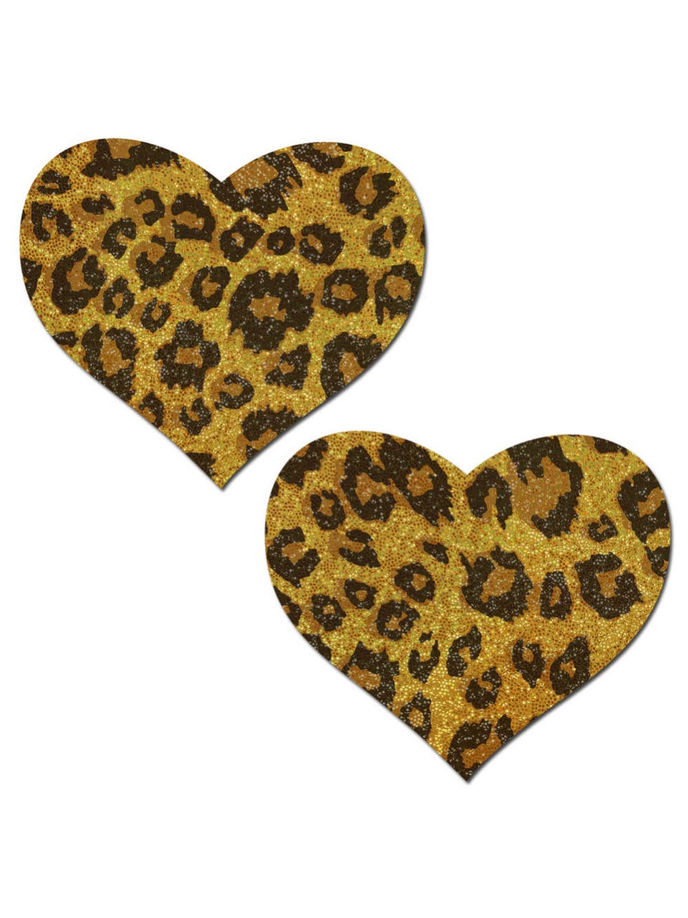 Caches-Tétons Coeurs Léopard main product photo