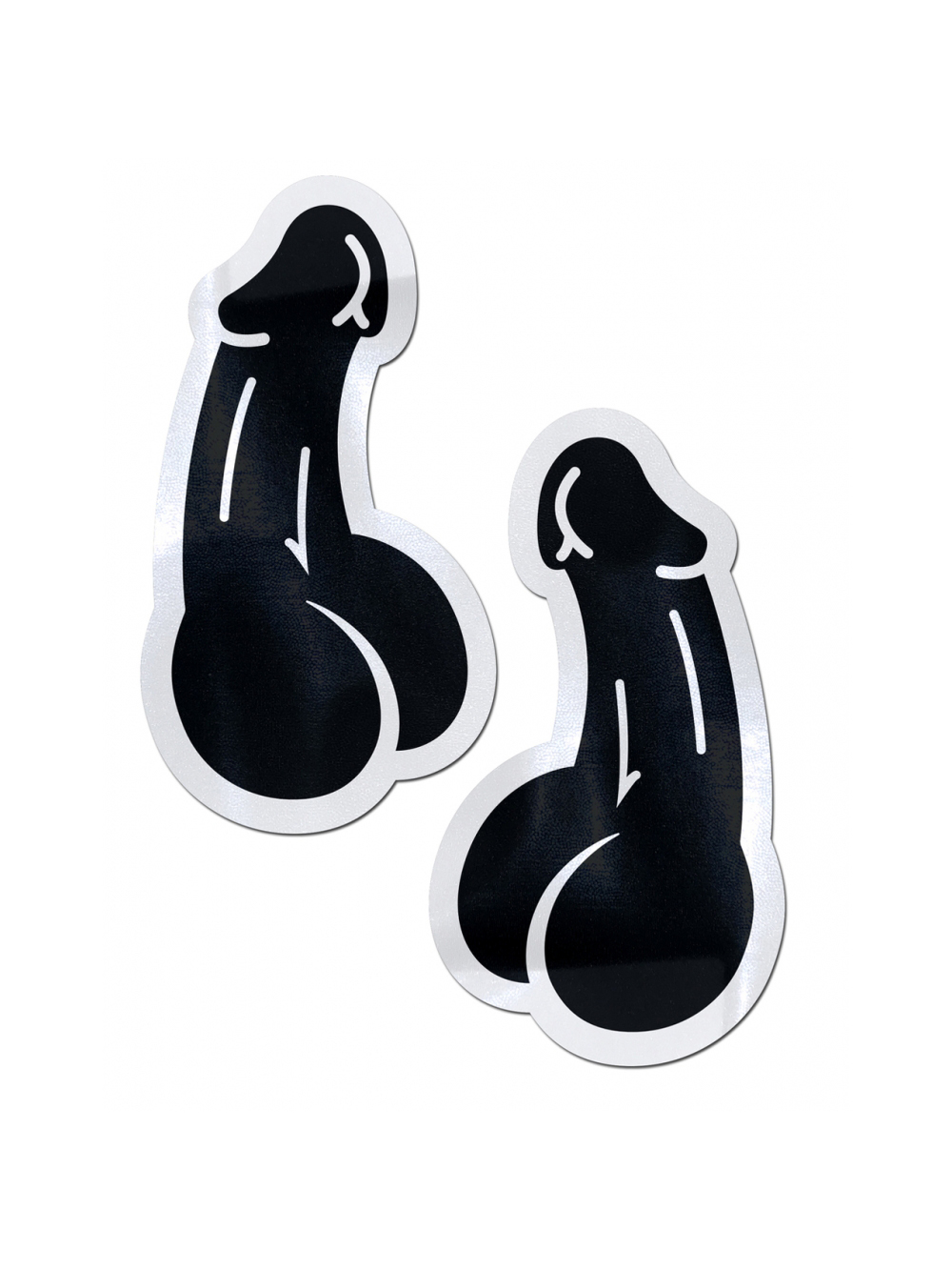 Caches-Tétons Pénis Noirs