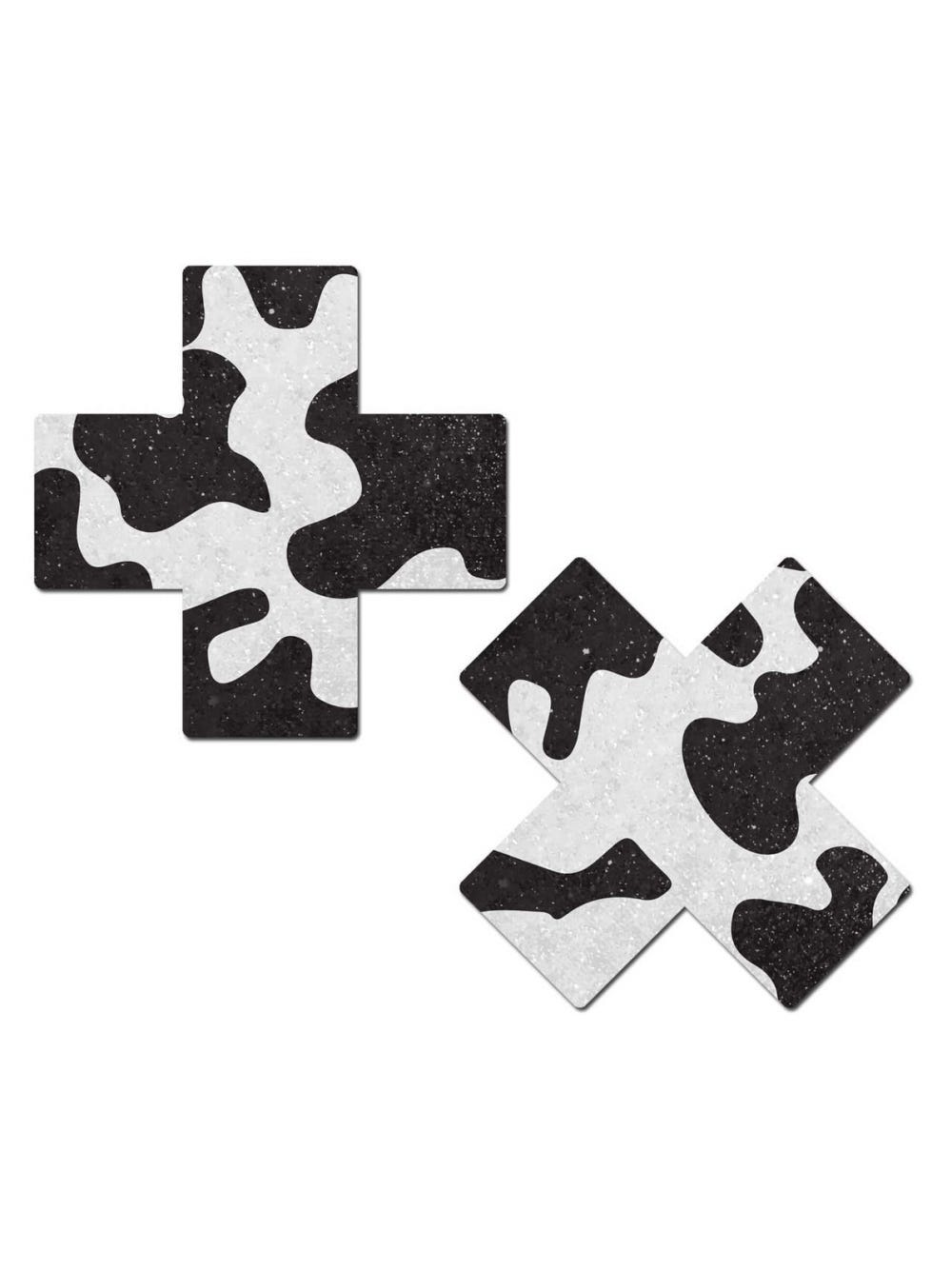 Caches-Tétons Croix Vache Noirs & Blancs main product photo