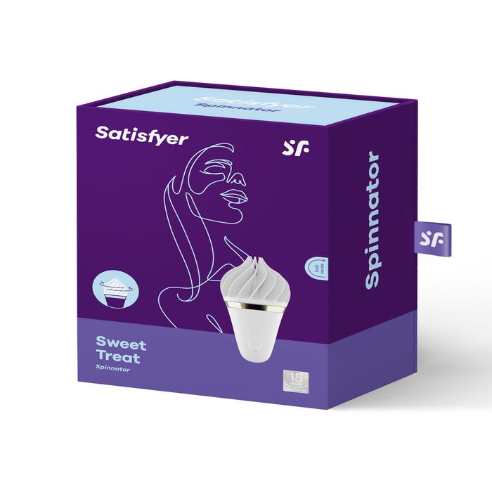 Stimulateur Rotatif Satisfyer Sweet Treat blanc