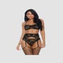 Ensemble 3 Pièces Lace Me Down Noir