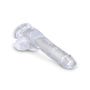 Dildo avec Testicules 15,2 cm King Cock Clear