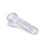 Dildo avec Testicules 17,8 cm King Cock Clear