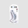 Dildo avec Testicules 19 cm King Cock Clear