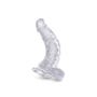 Dildo avec Testicules 19 cm King Cock Clear