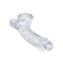 Dildo avec Testicules 19 cm King Cock Clear