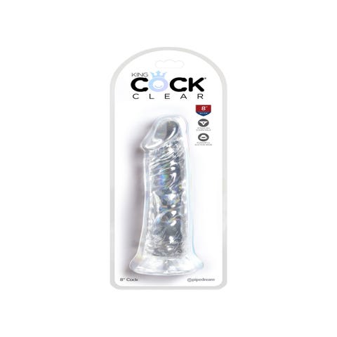 Dildo Ventouse 20,3 cm King Cock Clear