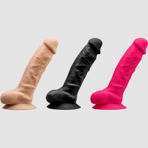 Gode avec Testicules SilexD 20 cm Model 1