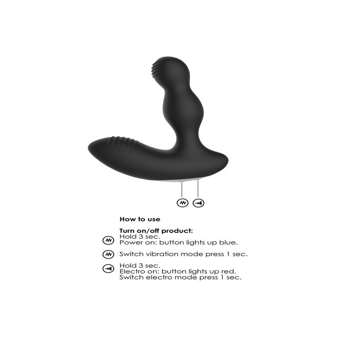 Stimulateur Prostatique Télécommandé E-Stim & Vibrating Prostate Massager