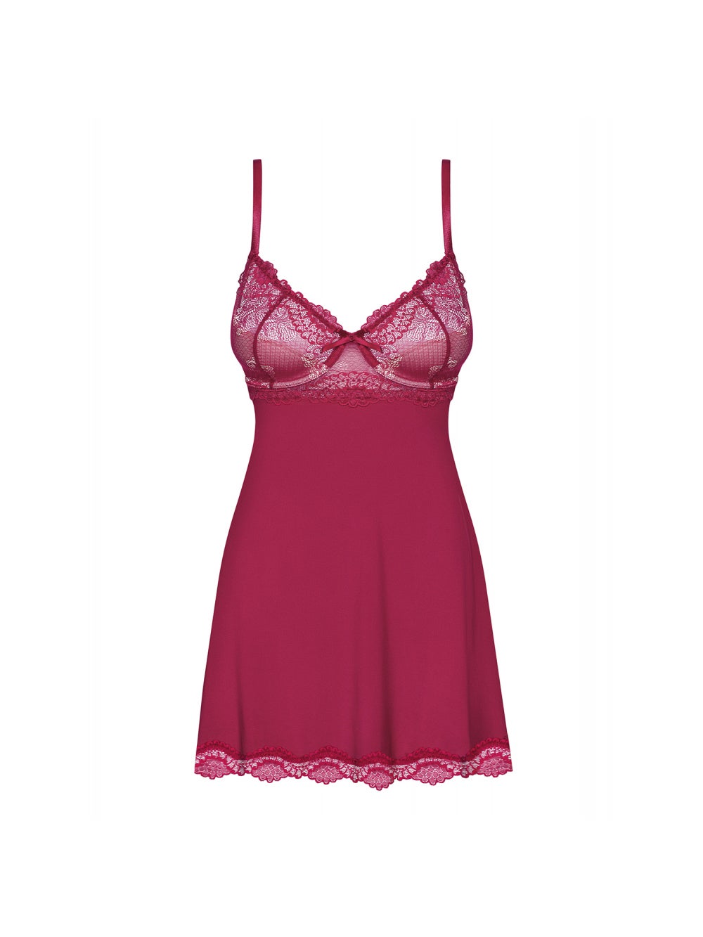 Nuisette Babydoll Rosalyne Cerise