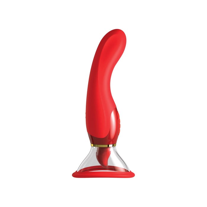 Pompe à Vagin avec Langue Vibrante Fantasy For Her Ultimate Pleasure 24K Gold Luxury Edition
