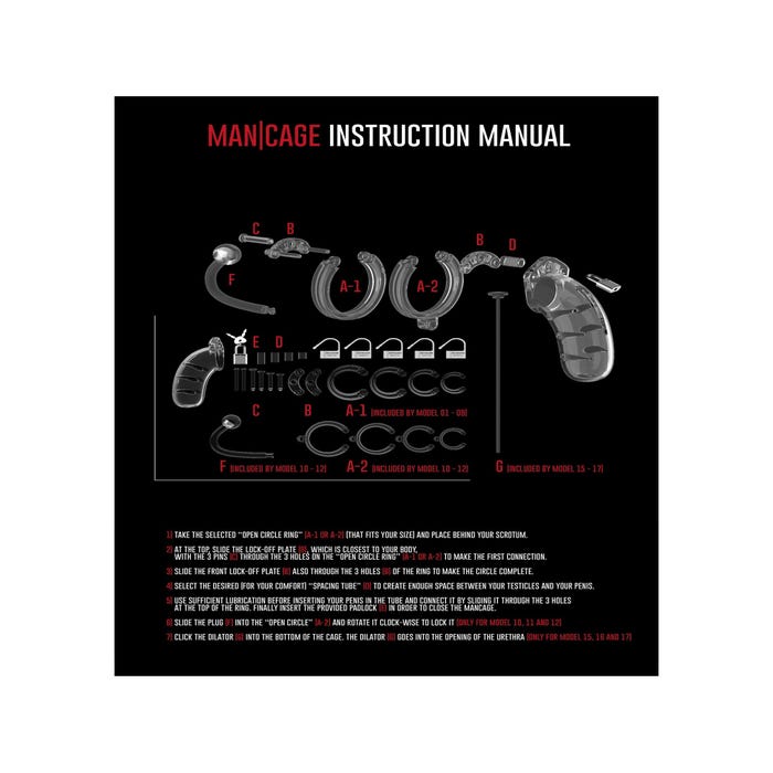 Cage de Chasteté & Plug Urètre ManCage N°16
