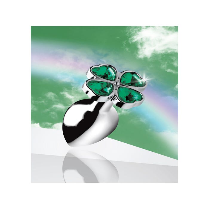 Plug Anal Métal Bijou Lucky Clover Small 