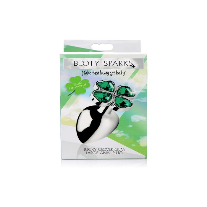 Plug Anal Métal Bijou Lucky Clover Large