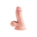 Gode avec Testicules 16,5 cm Triple Density King Cock Plus 3D