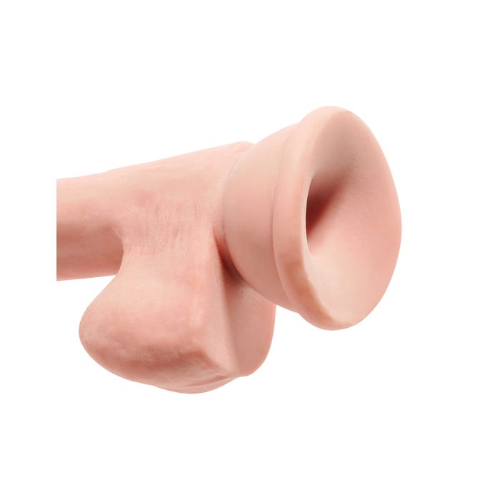 Gode avec Testicules 16,5 cm Triple Density King Cock Plus 3D