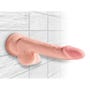 Gode avec Testicules 16,5 cm Triple Density King Cock Plus 3D