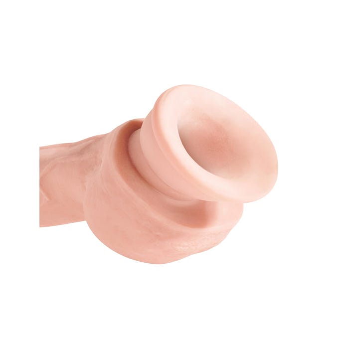 Dildo avec Testicules 20,3 cm Triple Density King Cock Plus 3D