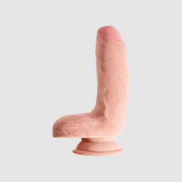 Dildo avec Testicules 22,9 cm Triple Density King Cock Plus 3D