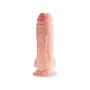 Dildo avec Testicules 22,9 cm Triple Density King Cock Plus 3D