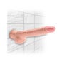 Dildo avec Testicules 22,9 cm Triple Density King Cock Plus 3D