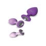 Kit de 3 Plugs Anal en Silicone Fantasy For Her Her Little Gems