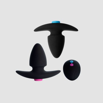 Kit de 2 Plugs Anal Vibrants Télécommandés pour Couple FunkyButts