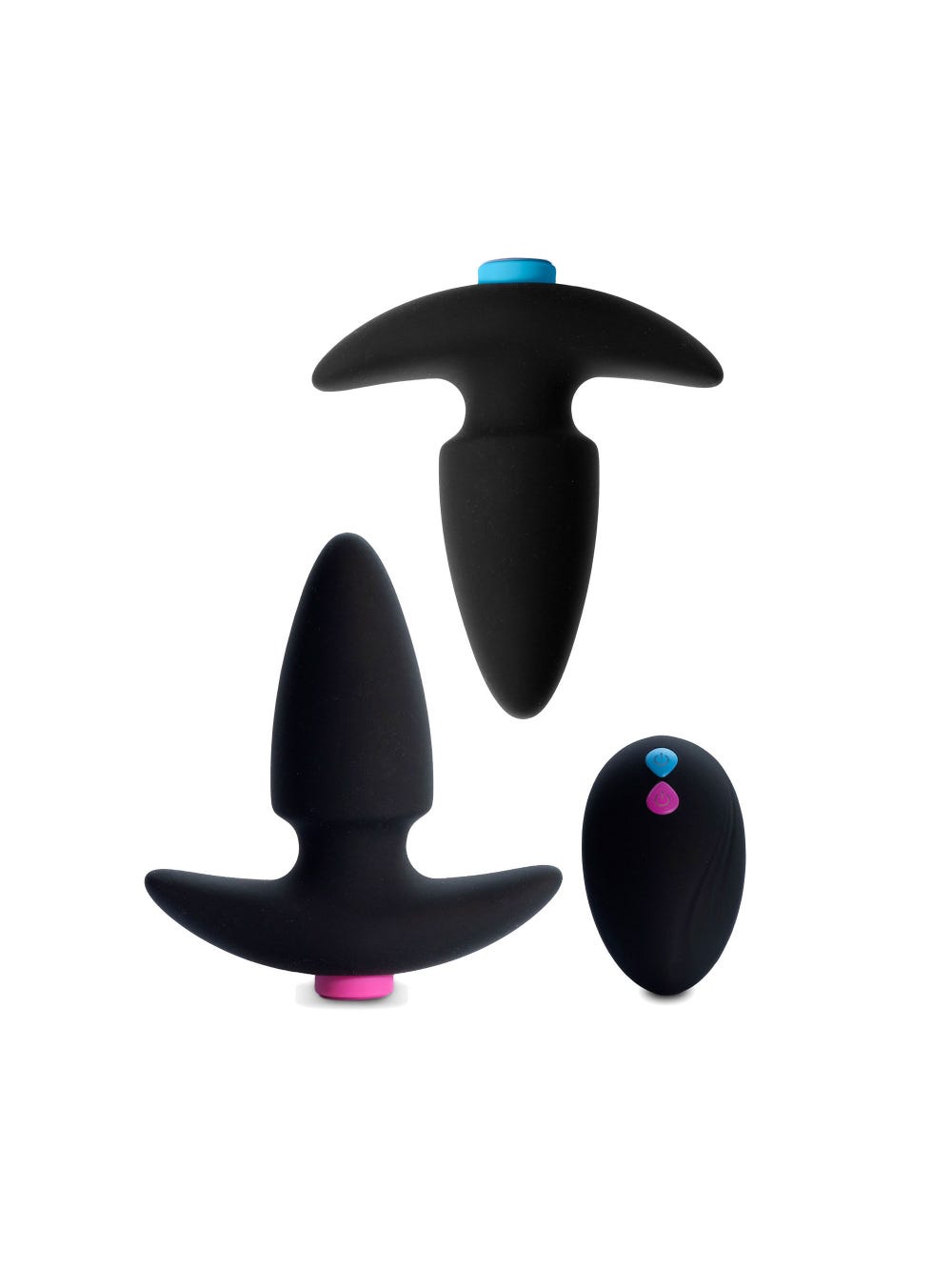 Kit de 2 Plugs Anal Vibrants Télécommandés pour Couple FunkyButts main product photo