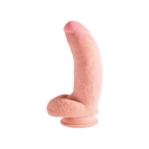 Dildo avec Testicules 25,4 cm Triple Density King Cock Plus 3D