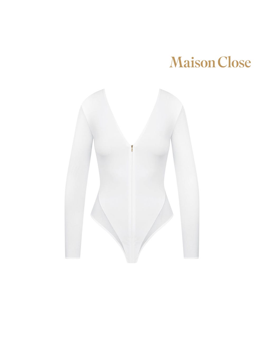 Body String Zippé Pure Tentation Blanc main product photo