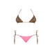 Maillot de Bain Réversible California Rose/Imprimé Animal