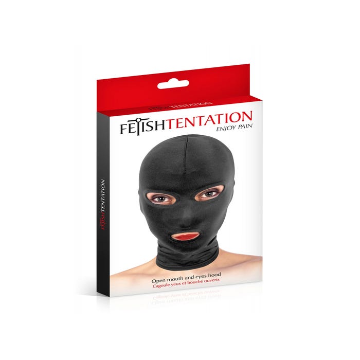 Cagoule Yeux & Bouche Ouverts Fetish Tentation