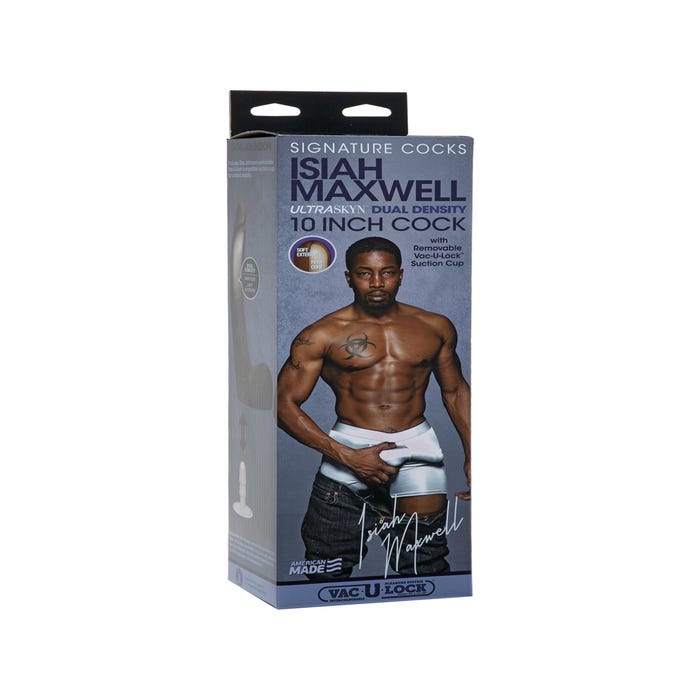 Dildo avec Testicules Vac-U-Lock Isiah Maxwell 25,4 cm Signature Cocks