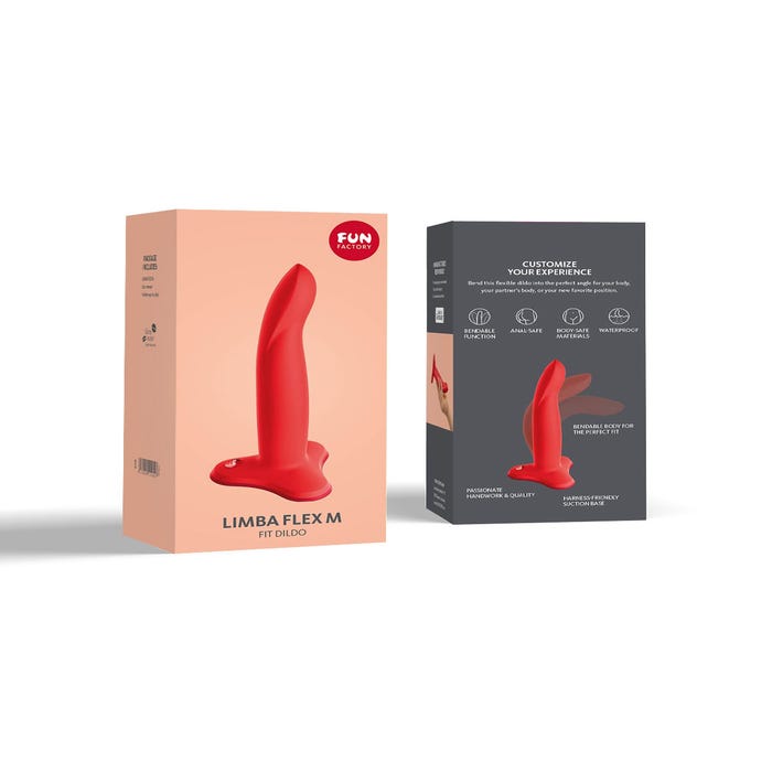 Dildo ventouse flexible Limba Flex M