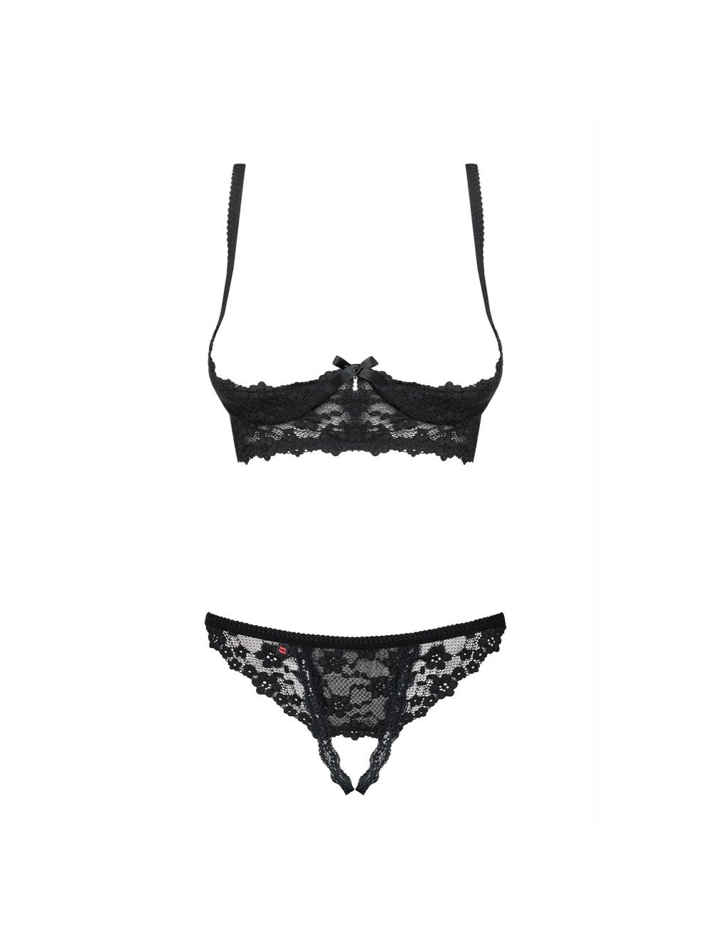 Ensemble 2 Pièces Ouvert Letica Noir main product photo