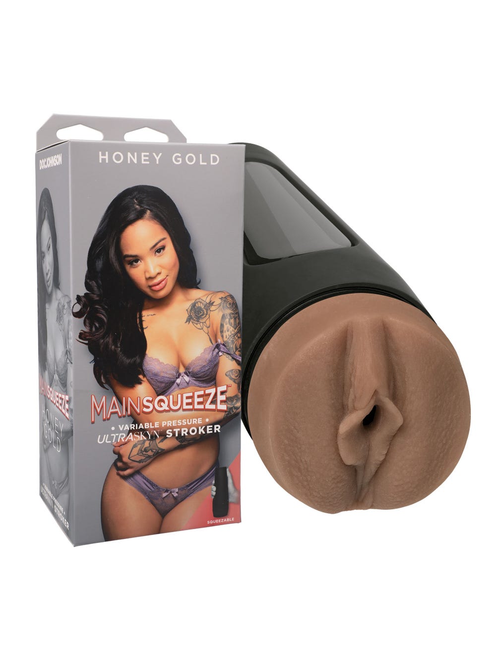 Masturbateur Main Squeeze Honey Gold Vagin main product photo