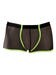 Boxer Transparent Noir & Vert
