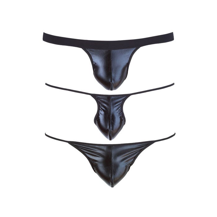 Set de 3 Strings Triangles Noirs
