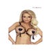 Soutien-Gorge Ouvert Harnais PR6086 Noir