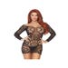 Robe Manches Longues 86794 Dentelle Noire