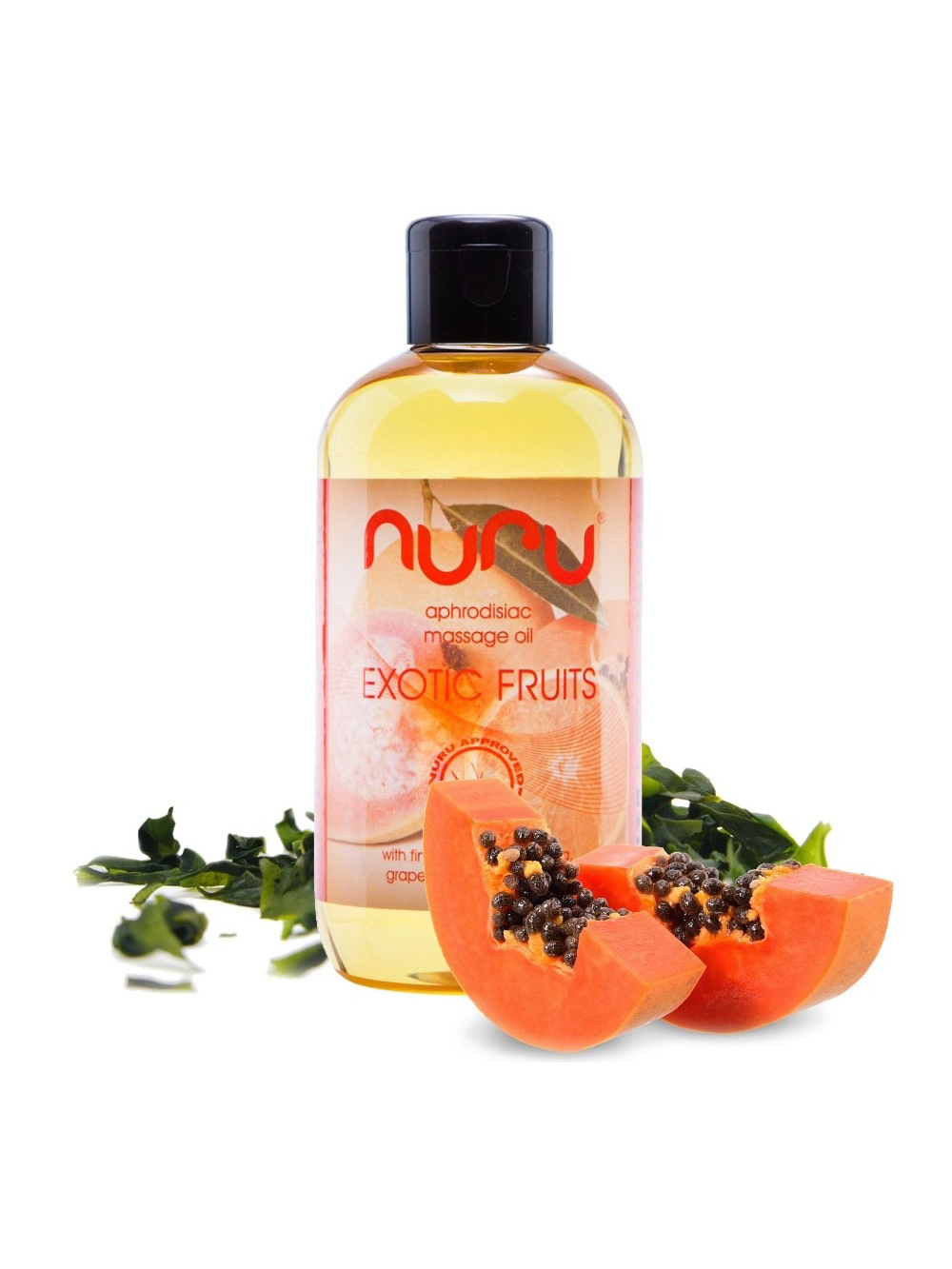 Huile de Massage Aphrodisiaque Nuru Fruits Exotiques 250 ml main product photo