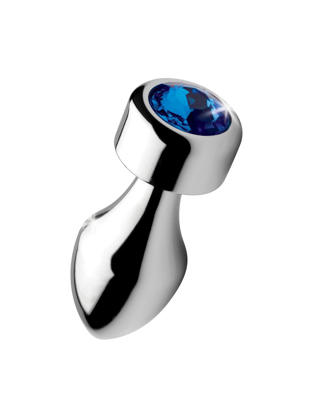 Plug Anal Métal Weighted Bijou Blue Gem Small main product photo