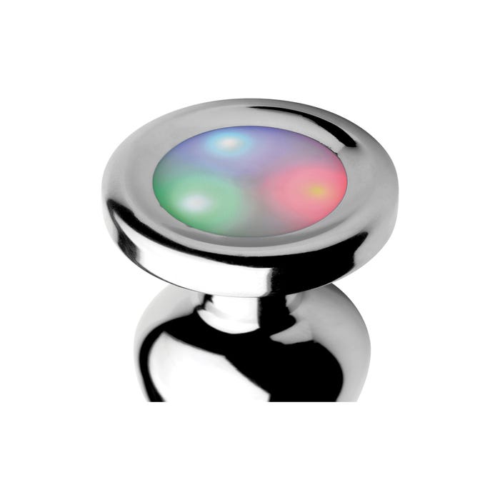 Plug Anal Métal Lumineux Light Up Small