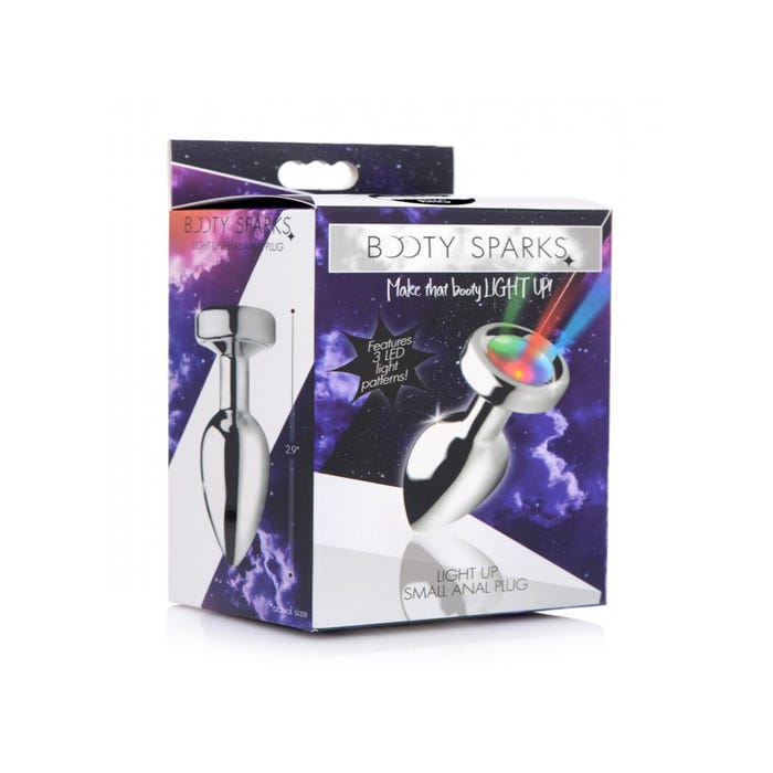 Plug Anal Métal Lumineux Light Up Small