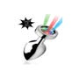 Plug Anal Métal Lumineux Light Up Medium