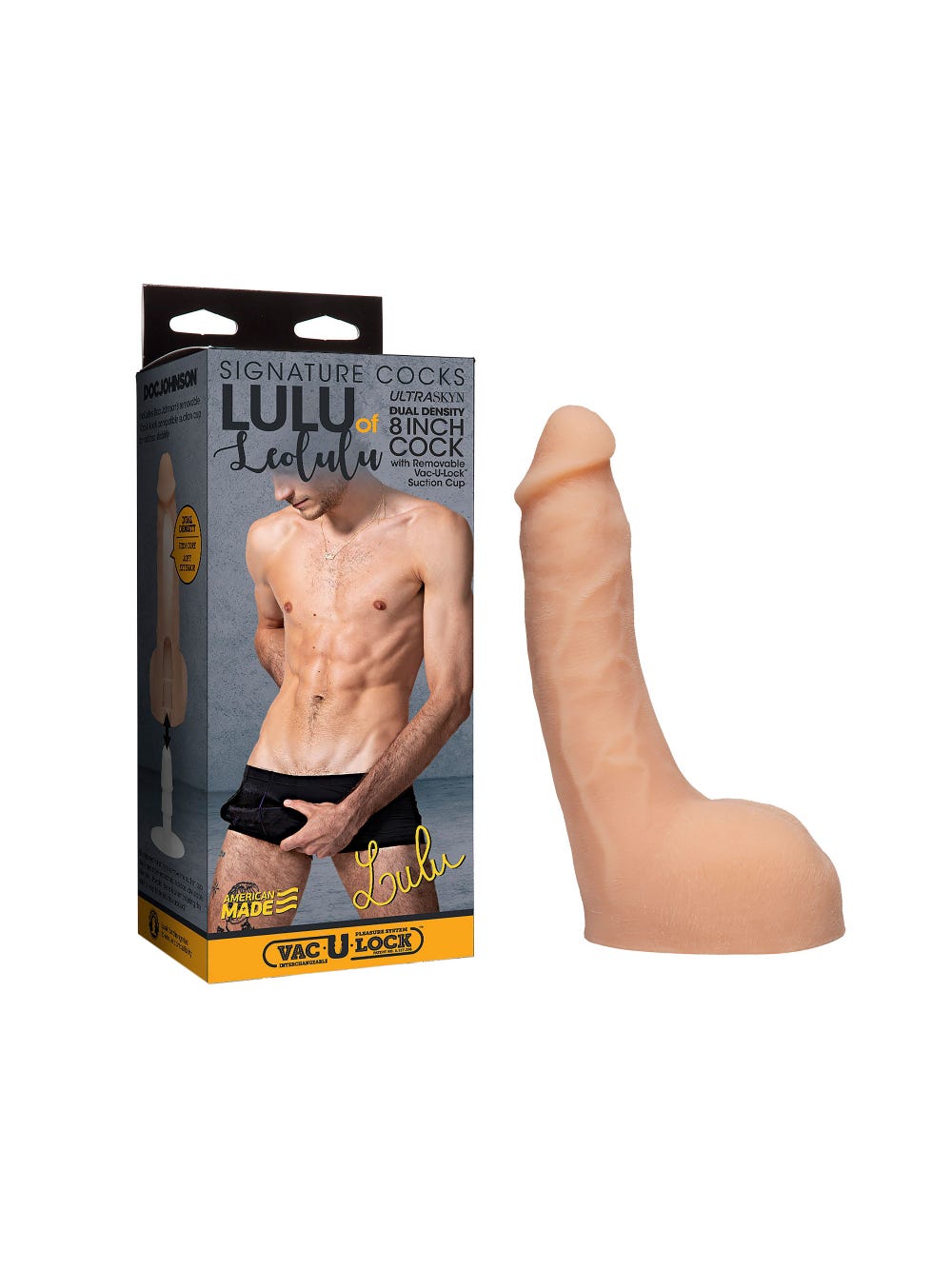 Gode avec testicules Lulu of LeoLulu 20,3 cm Signature Cocks main product photo