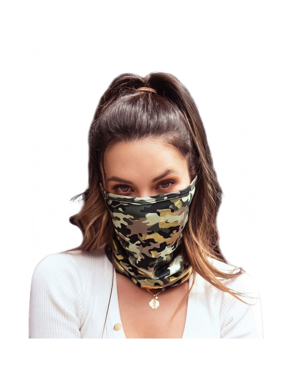 Masque De Protection Imprimé Camouflage