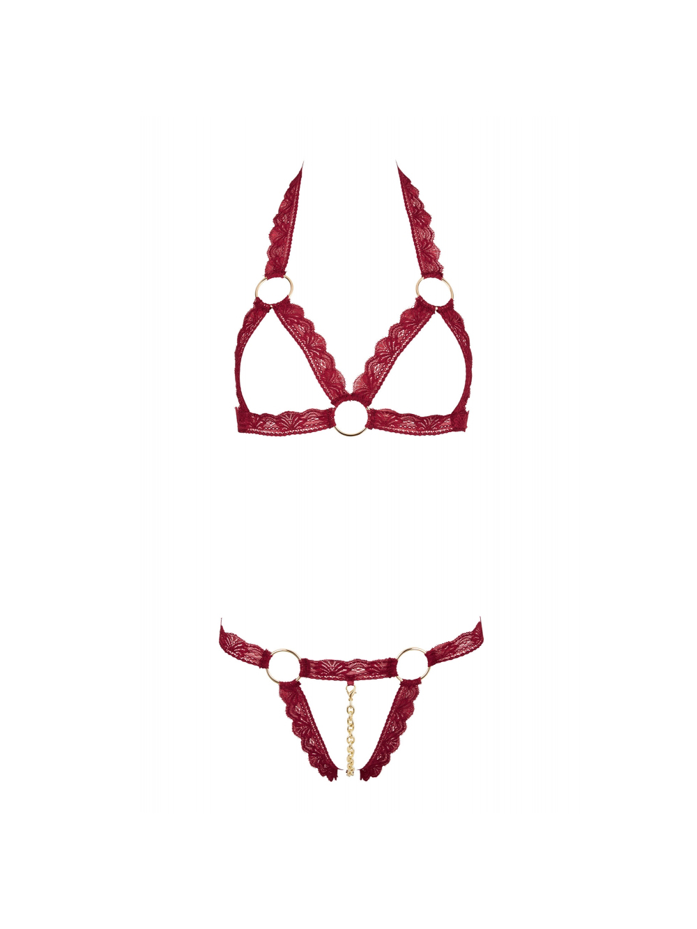Ensemble 2 Pièces Ouvert Bordeaux main product photo