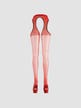 Collant Ouvert Rouge